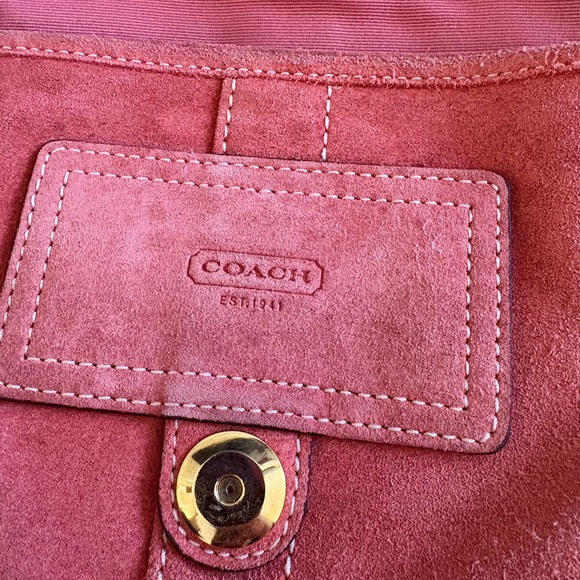 Vintage coach soho suede shoulder bag - Picture 8 of 14
